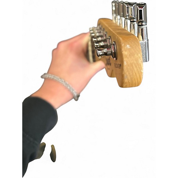 Used Squier Affinity Telecaster Blue Solid Body Electric Guitar