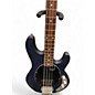 Used Sterling by Music Man Sting Ray Dark Blue Electric Bass Guitar