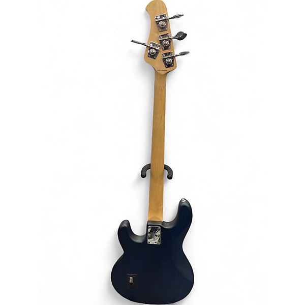 Used Sterling by Music Man Sting Ray Dark Blue Electric Bass Guitar