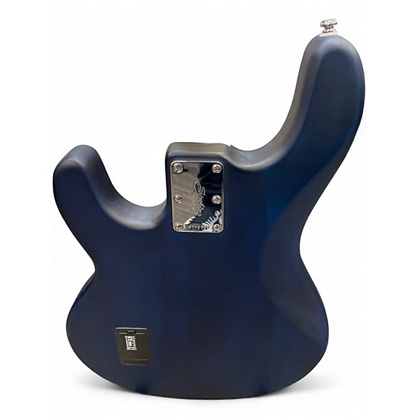 Used Sterling by Music Man Sting Ray Dark Blue Electric Bass Guitar