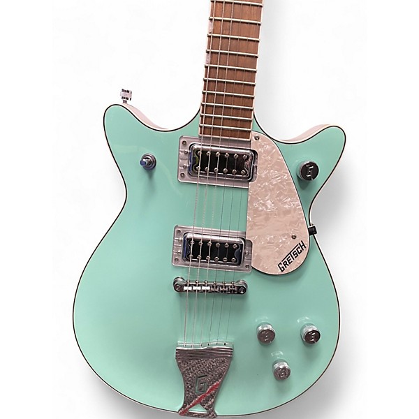 Used Gretsch Guitars G5237 Electromatic Double Jet FT teal Solid Body Electric Guitar