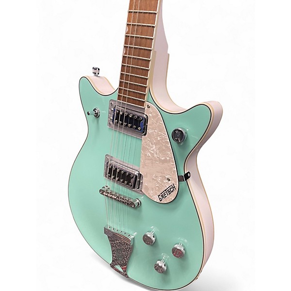 Used Gretsch Guitars G5237 Electromatic Double Jet FT teal Solid Body Electric Guitar