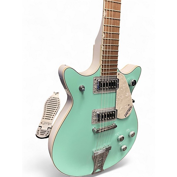 Used Gretsch Guitars G5237 Electromatic Double Jet FT teal Solid Body Electric Guitar