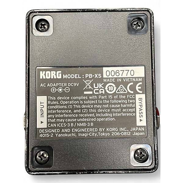 Used KORG Pitchblack XS Chromatic Tuner Tuner Pedal