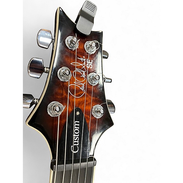 Used PRS SE Custom 24 Brown Solid Body Electric Guitar