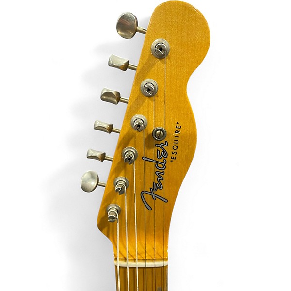 Used 2023 Fender 1950 DBL Esquire Relic Reissue Butterscotch Blonde Solid Body Electric Guitar