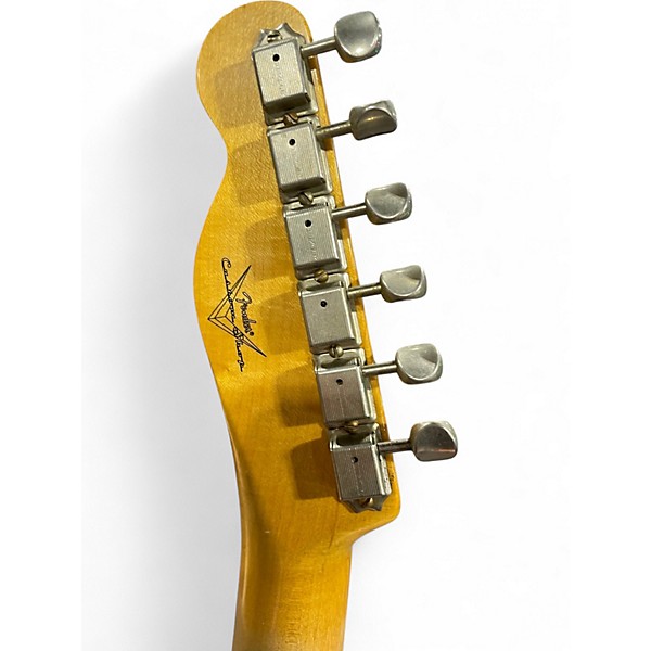 Used 2023 Fender 1950 DBL Esquire Relic Reissue Butterscotch Blonde Solid Body Electric Guitar