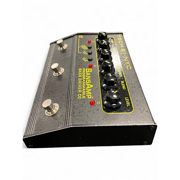 Used Tech 21 Sansamp Programmable Bass Driver Effect Pedal