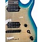 Used Agile Septor Elite 727 Ocean Blue Burst Solid Body Electric Guitar