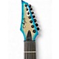 Used Agile Septor Elite 727 Ocean Blue Burst Solid Body Electric Guitar