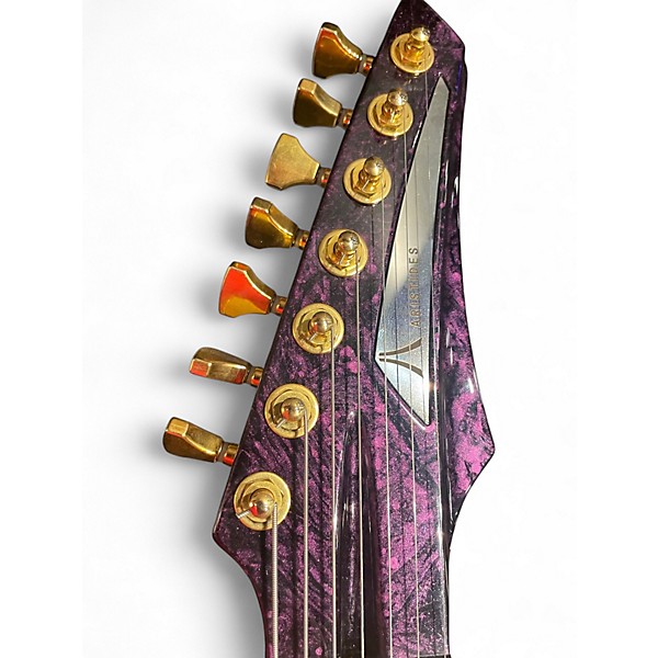 Used Aristides 070 Purple Solid Body Electric Guitar