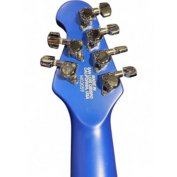 Used Ernie Ball Music Man Majesty Blue Solid Body Electric Guitar
