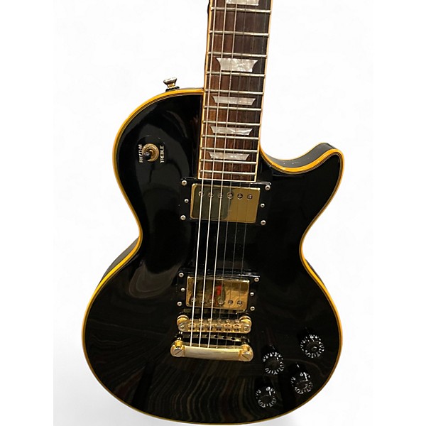 Used Epiphone Les Paul Custom Black Solid Body Electric Guitar