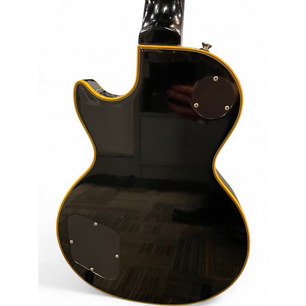 Used Epiphone Les Paul Custom Black Solid Body Electric Guitar