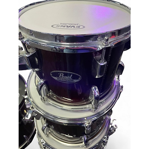 Used Pearl 5 Piece Roadshow Red Drum Kit