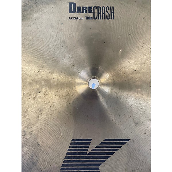 Used Zildjian 15in K Custom Dark Crash Cymbal