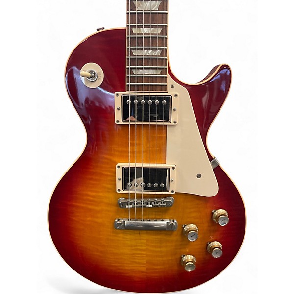 Used Gibson Custom Shop Les Paul 50th Anniversary V3 Cherry Burst Solid Body Electric Guitar