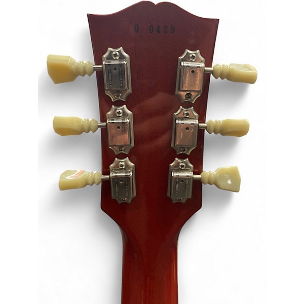 Used Gibson Custom Shop Les Paul 50th Anniversary V3 Cherry Burst Solid Body Electric Guitar