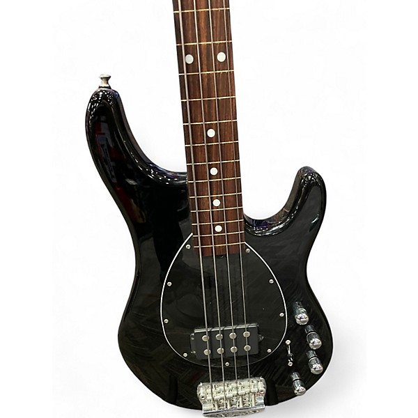Used Sterling by Music Man SB14 Black Electric Bass Guitar