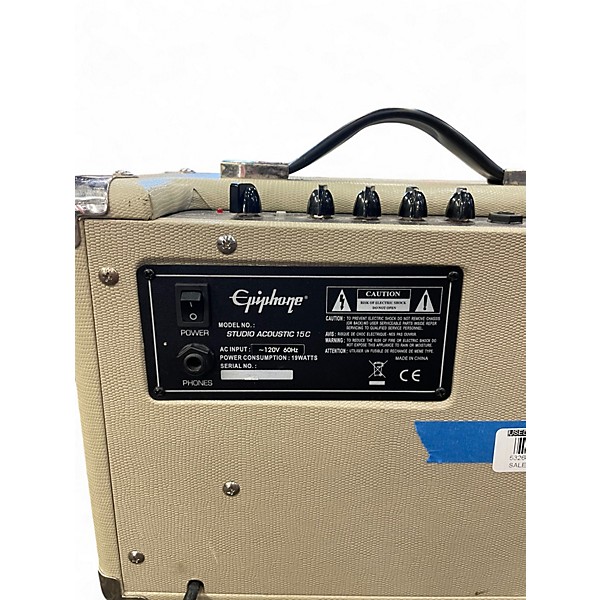 Used Epiphone studio acoustic 15c  Acoustic Guitar Combo Amp