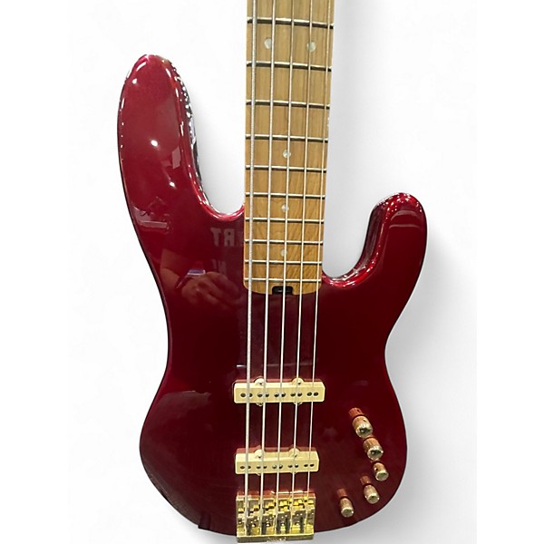 Used Charvel SAN DIMAS JJ V5 Ruby Electric Bass Guitar