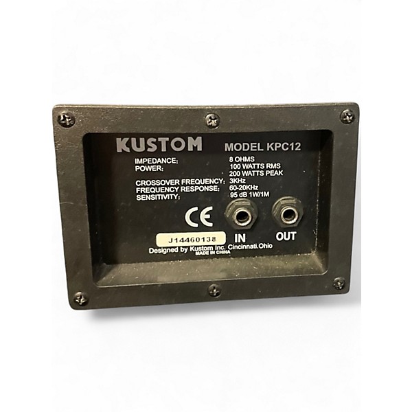 Used Kustom KPC12 Unpowered Speaker