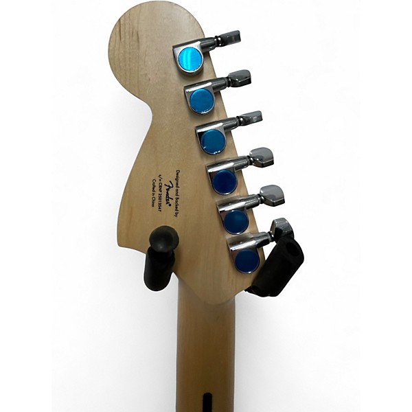 Used Squier Bullet Mustang HH Black Solid Body Electric Guitar