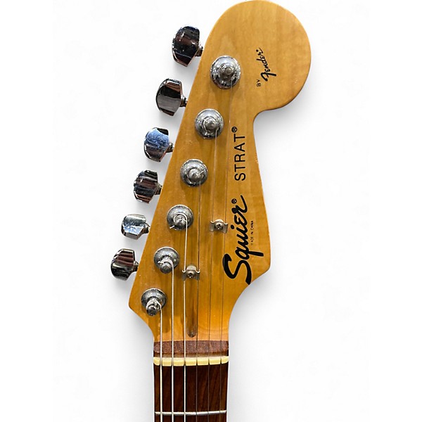 Used Squier Bullet Stratocaster  Black Solid Body Electric Guitar