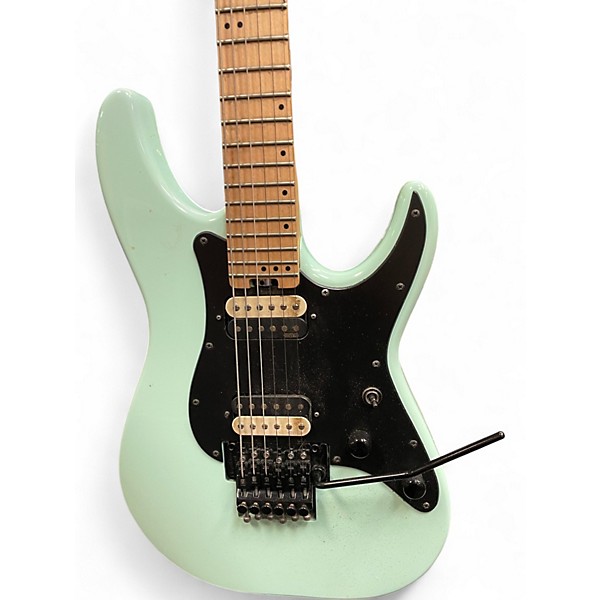Used Schecter Guitar Research Sun Valley Super Shredder Seafoam Green Solid Body Electric Guitar