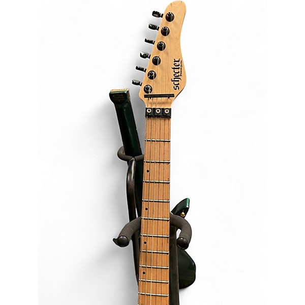 Used Schecter Guitar Research Sun Valley Super Shredder Seafoam Green Solid Body Electric Guitar