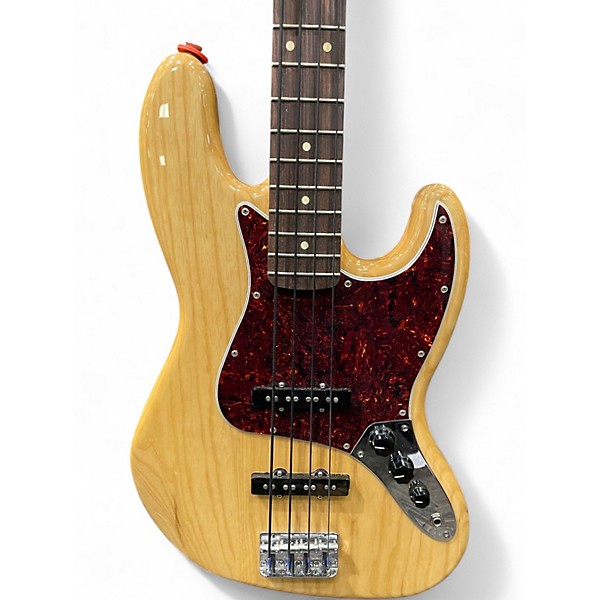 Used Fender jazz bass Natural Electric Bass Guitar