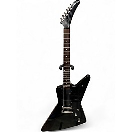 Used Epiphone 1984 Explorer EX Black Solid Body Electric Guitar