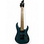 Used Ibanez GRG7221M METALLIC LIGHT BLUE Solid Body Electric Guitar thumbnail