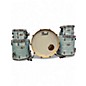 Used Pearl 5 Piece Session Studio Classic Ice Blue Oyster Drum Kit thumbnail