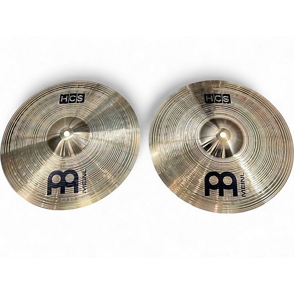 Used MEINL 14in HCS Hi Hat Pair Cymbal