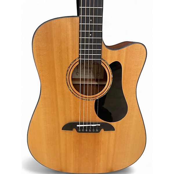 Used Alvarez AD30CE Natural Acoustic Electric Guitar