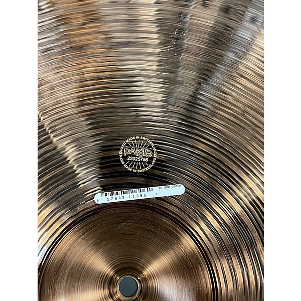 Used Paiste 16in 900 SERIES CRASH Cymbal