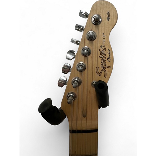 Used Squier Telecaster Natural Solid Body Electric Guitar
