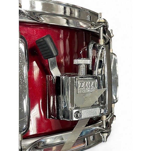 Vintage 1990s TAMA 14X6.5 Rockstar Series Candy Apple Red Drum