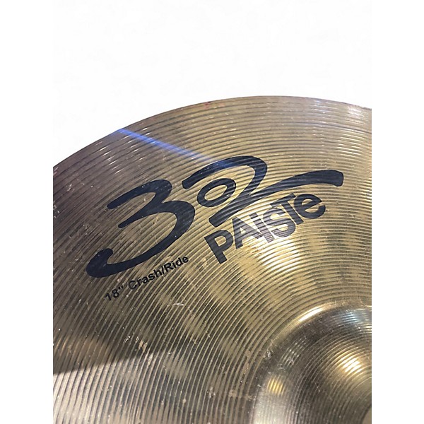 Used Paiste 18in 302 ride Cymbal