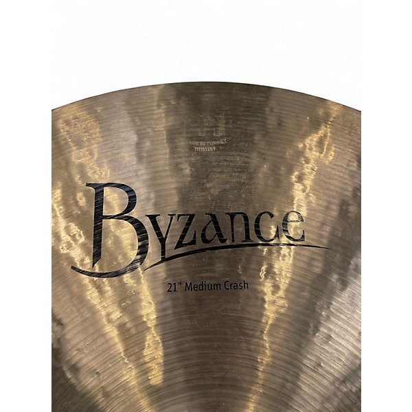 Used MEINL 21in Byzance Traditional Medium Crash Cymbal