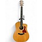 Used Taylor 110CE Natural Acoustic Electric Guitar thumbnail