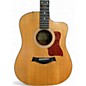 Used Taylor 110CE Natural Acoustic Electric Guitar