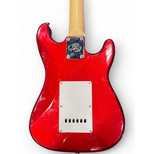Used SX VTG SERIES MINI CANDY APPLE RED Solid Body Electric Guitar