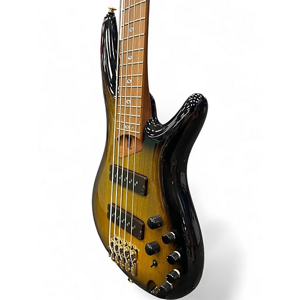 Used Ibanez Prestige SR4505 5-String Desert Sunset Burst Electric Bass Guitar