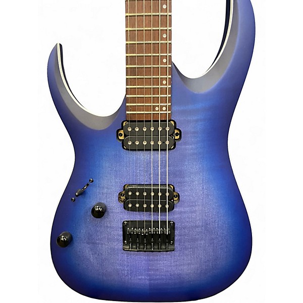 Used Ibanez RGA42FM Blue Burst Solid Body Electric Guitar