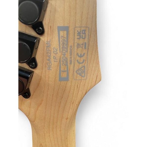 Used Ibanez RGA42FM Blue Burst Solid Body Electric Guitar