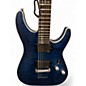 Used Schecter Guitar Research C1 Platinum Blue Solid Body Electric Guitar