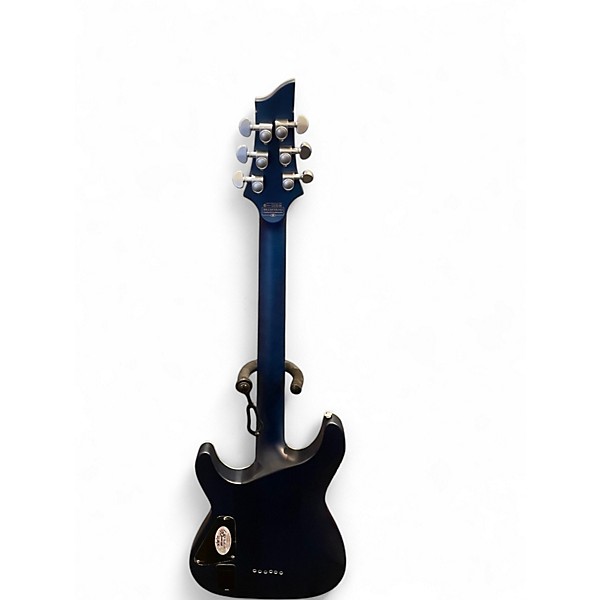 Used Schecter Guitar Research C1 Platinum Blue Solid Body Electric Guitar