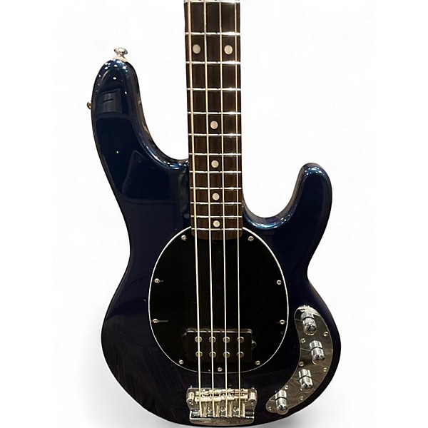 Used Sterling by Music Man Ray34 Blue Electric Bass Guitar